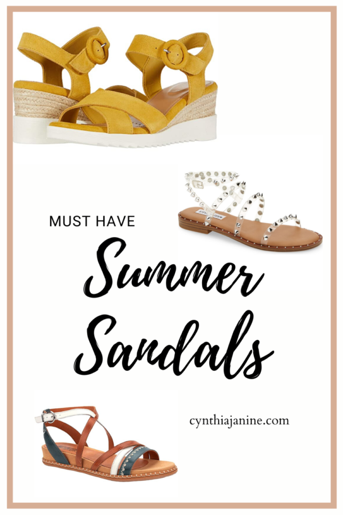 Must Have Summer Sandals - Cynthia Janine